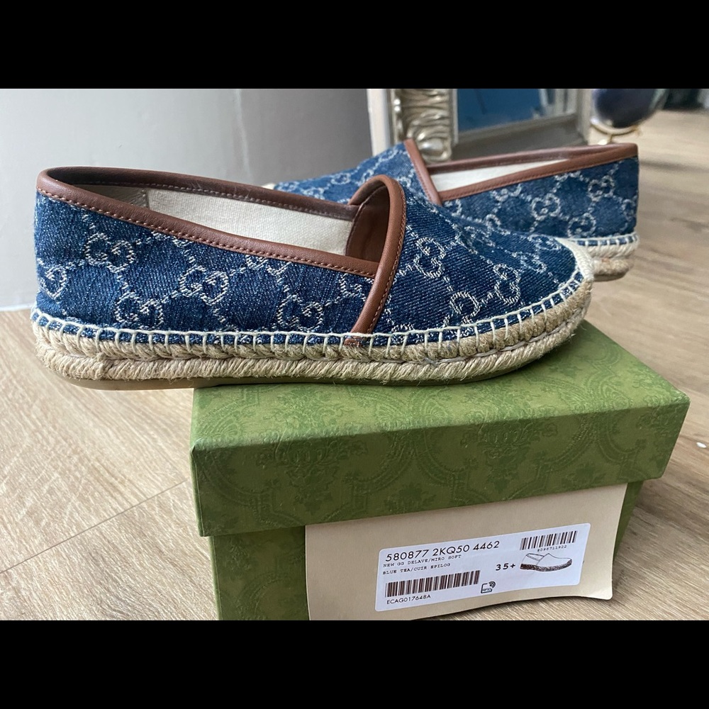 Gucci Denim Espadrilles